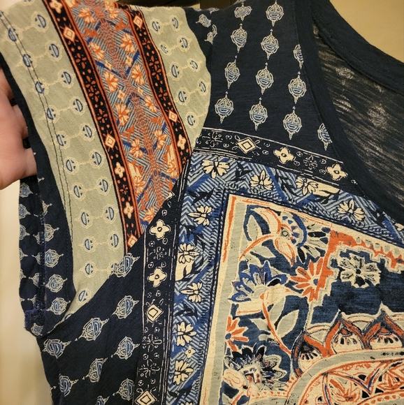 Lucky Brand Persian Carpet Tee 2X - Picture 4 of 8